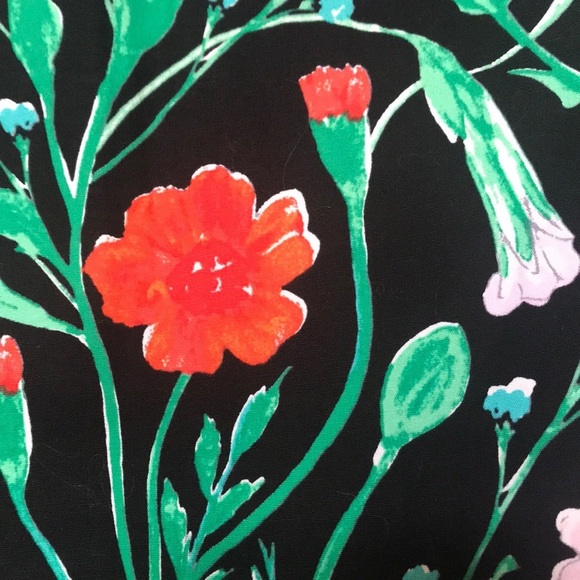 Kate Spade Jardin Poplin Peplum Hummingbird Top Size XS - Picture 10 of 14